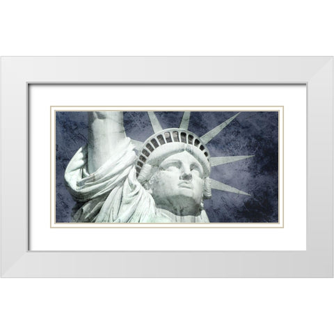 NY State of Mind 3 White Modern Wood Framed Art Print with Double Matting by Kimberly, Allen