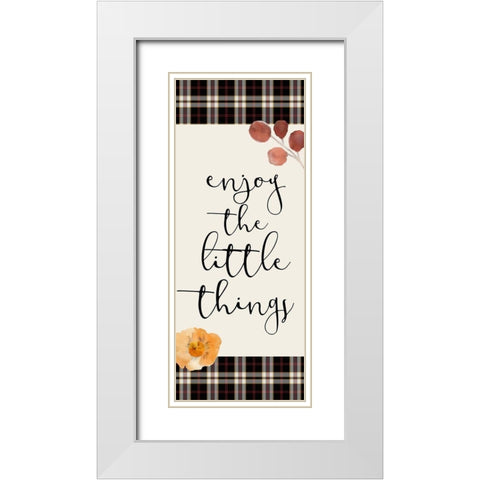 Colors of Fall 12 White Modern Wood Framed Art Print with Double Matting by Kimberly, Allen