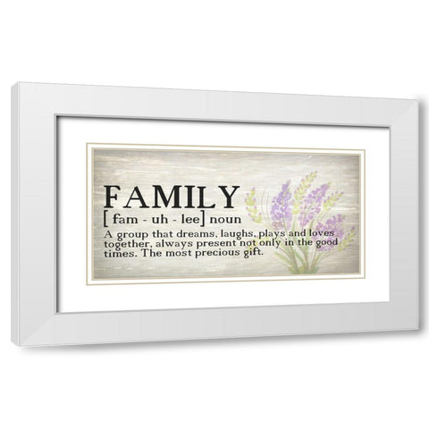 A Group That Dreams White Modern Wood Framed Art Print with Double Matting by Kimberly, Allen