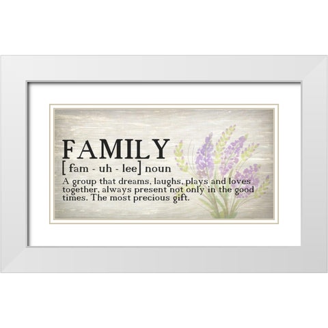 A Group That Dreams White Modern Wood Framed Art Print with Double Matting by Kimberly, Allen