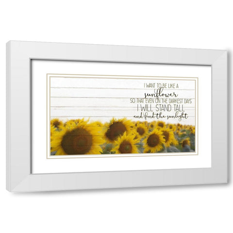 Stand Tall White Modern Wood Framed Art Print with Double Matting by Kimberly, Allen
