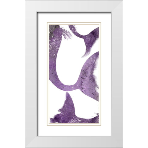 Lets be a Mermaid White Modern Wood Framed Art Print with Double Matting by Kimberly, Allen