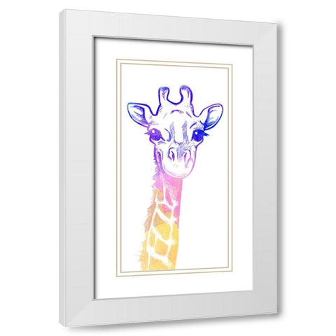 Little One 2 White Modern Wood Framed Art Print with Double Matting by Kimberly, Allen
