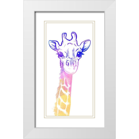 Little One 2 White Modern Wood Framed Art Print with Double Matting by Kimberly, Allen