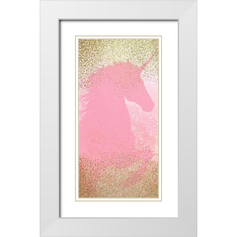 Magic is All Around 1 White Modern Wood Framed Art Print with Double Matting by Kimberly, Allen