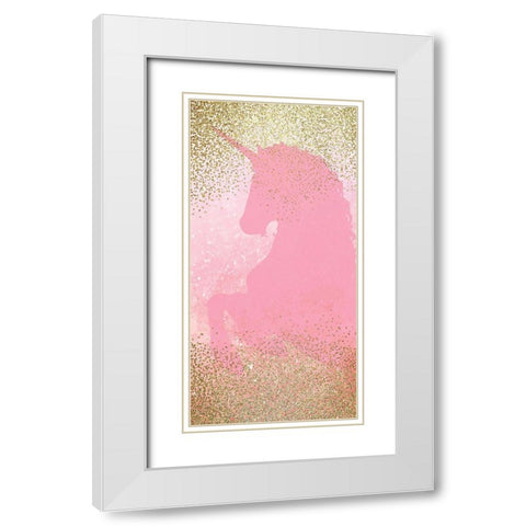 Magic is All Around 2 White Modern Wood Framed Art Print with Double Matting by Kimberly, Allen