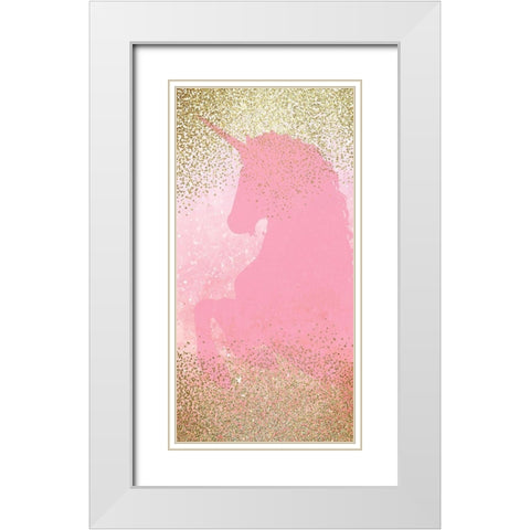 Magic is All Around 2 White Modern Wood Framed Art Print with Double Matting by Kimberly, Allen