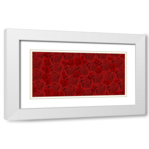 Love Paris 2 White Modern Wood Framed Art Print with Double Matting by Kimberly, Allen