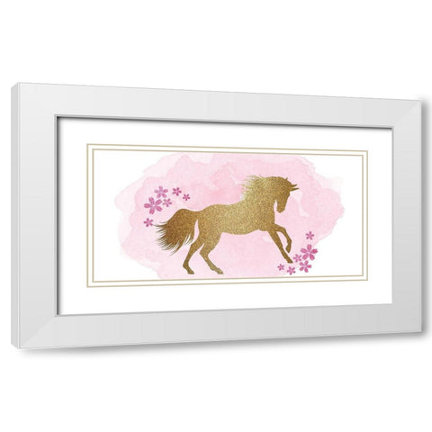 Be a Unicorn A White Modern Wood Framed Art Print with Double Matting by Kimberly, Allen