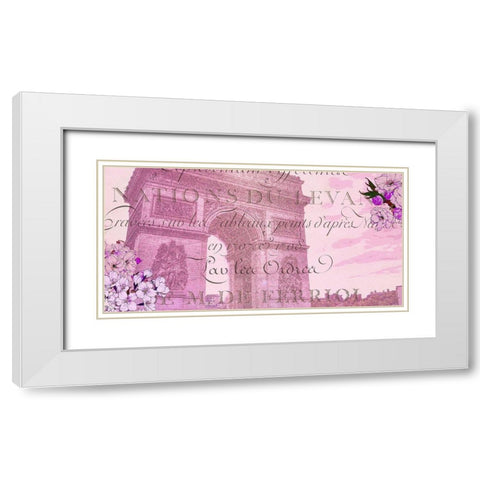 A Good Idea 3 White Modern Wood Framed Art Print with Double Matting by Allen, Kimberly