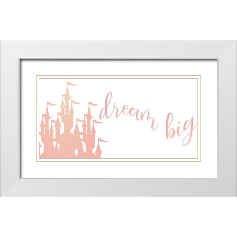 A True Princess 3 White Modern Wood Framed Art Print with Double Matting by Allen, Kimberly