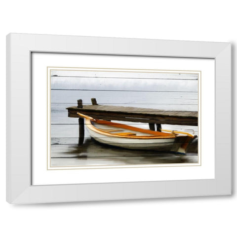 Docked White Modern Wood Framed Art Print with Double Matting by Allen, Kimberly
