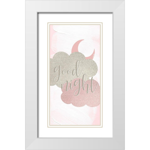 Sweet Dreams 5 White Modern Wood Framed Art Print with Double Matting by Allen, Kimberly