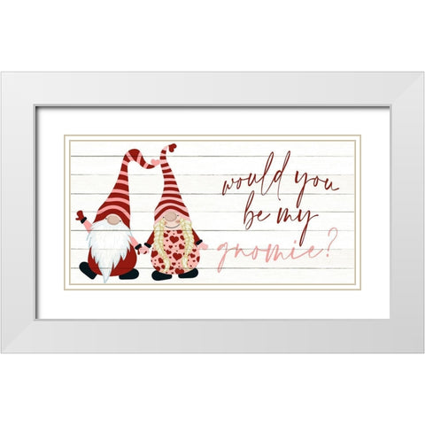 Gnomie White Modern Wood Framed Art Print with Double Matting by Allen, Kimberly