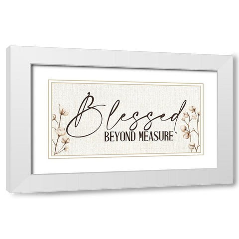 Beyond Measure White Modern Wood Framed Art Print with Double Matting by Allen, Kimberly