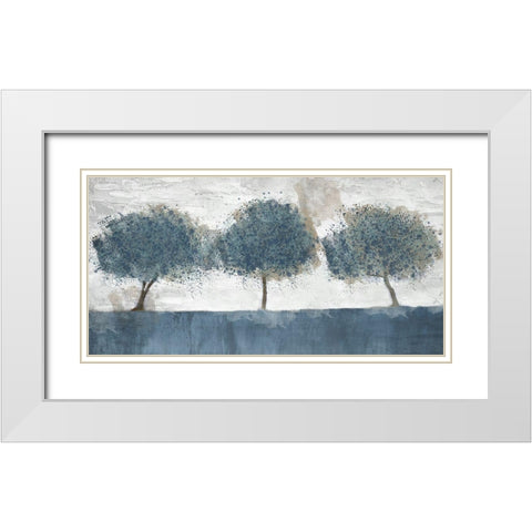 All Three White Modern Wood Framed Art Print with Double Matting by Allen, Kimberly