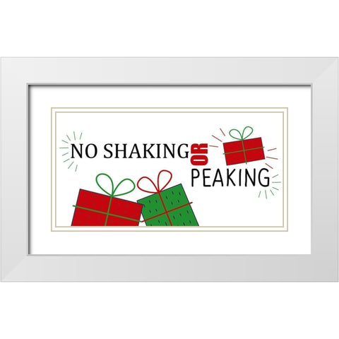 No Shaking White Modern Wood Framed Art Print with Double Matting by Allen, Kimberly