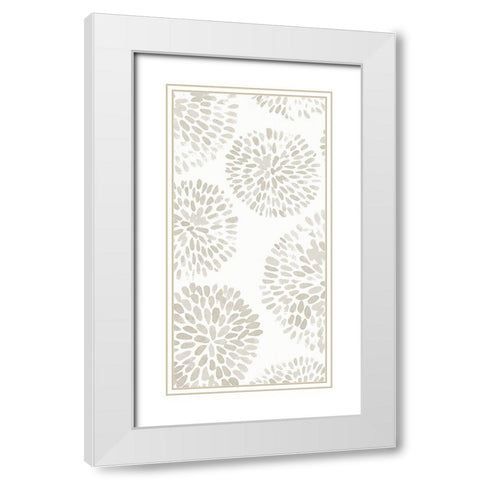 Juniper 1 White Modern Wood Framed Art Print with Double Matting by Allen, Kimberly