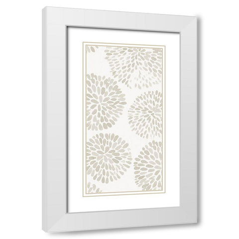 Juniper 2 White Modern Wood Framed Art Print with Double Matting by Allen, Kimberly