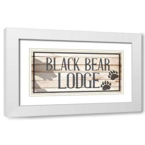 Lake House 10 White Modern Wood Framed Art Print with Double Matting by Allen, Kimberly