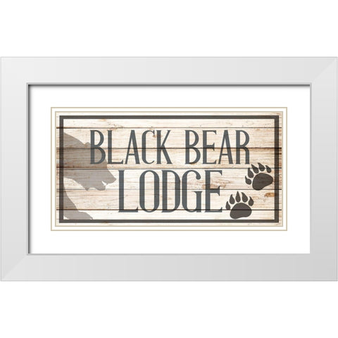 Lake House 10 White Modern Wood Framed Art Print with Double Matting by Allen, Kimberly