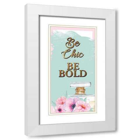 Perfume 2 White Modern Wood Framed Art Print with Double Matting by Allen, Kimberly