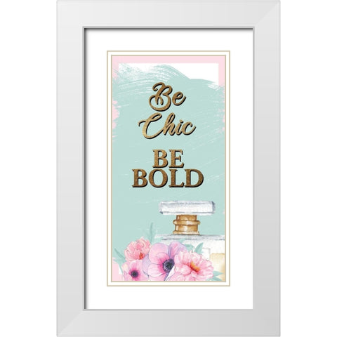 Perfume 2 White Modern Wood Framed Art Print with Double Matting by Allen, Kimberly