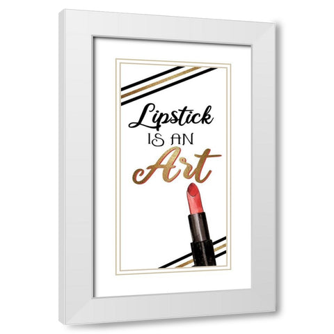 An Art 1 White Modern Wood Framed Art Print with Double Matting by Allen, Kimberly