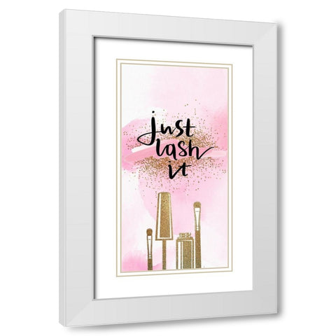 But First 2 v2 White Modern Wood Framed Art Print with Double Matting by Allen, Kimberly