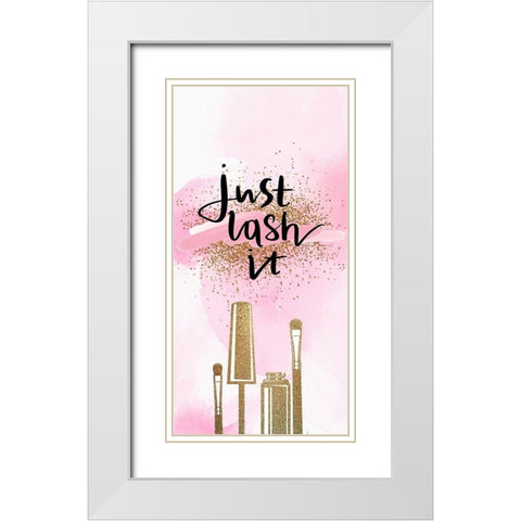 But First 2 v2 White Modern Wood Framed Art Print with Double Matting by Allen, Kimberly