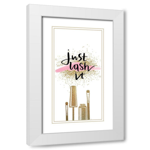 But First 2 White Modern Wood Framed Art Print with Double Matting by Allen, Kimberly