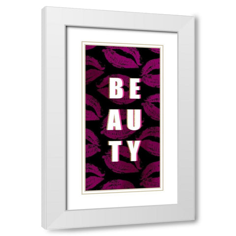 Beauty White Modern Wood Framed Art Print with Double Matting by Allen, Kimberly