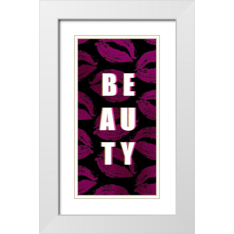 Beauty White Modern Wood Framed Art Print with Double Matting by Allen, Kimberly