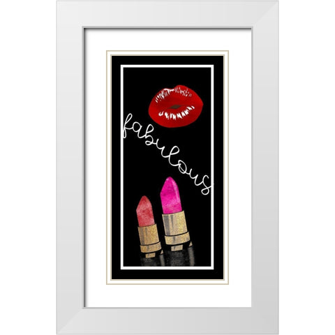 Fabulous White Modern Wood Framed Art Print with Double Matting by Allen, Kimberly