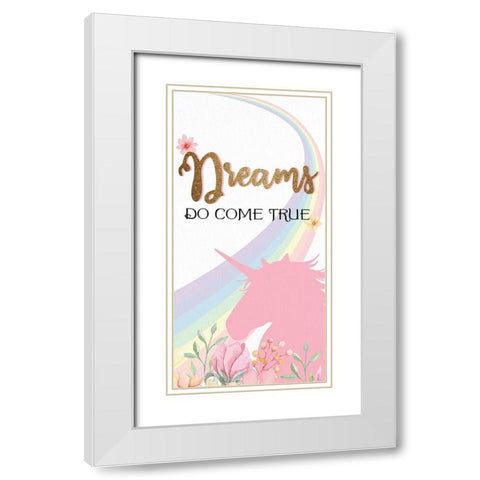 You are Magic 3 White Modern Wood Framed Art Print with Double Matting by Allen, Kimberly