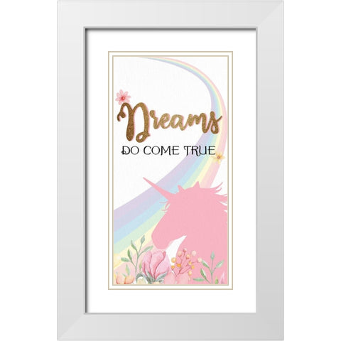 You are Magic 3 White Modern Wood Framed Art Print with Double Matting by Allen, Kimberly