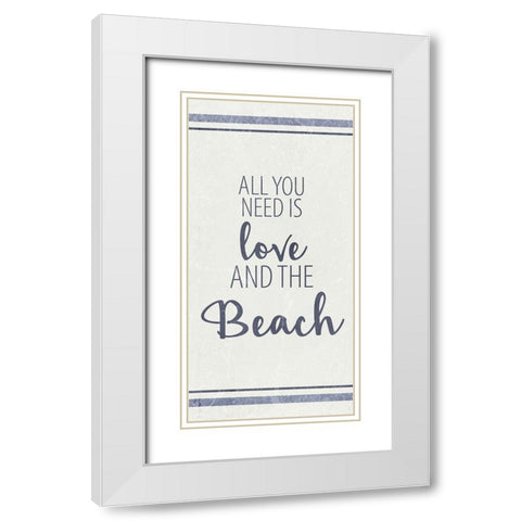 As Free 6 White Modern Wood Framed Art Print with Double Matting by Allen, Kimberly