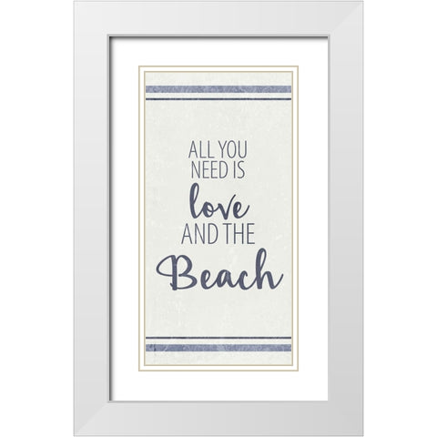 As Free 6 White Modern Wood Framed Art Print with Double Matting by Allen, Kimberly