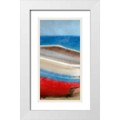 Seas the Day 6 White Modern Wood Framed Art Print with Double Matting by Allen, Kimberly
