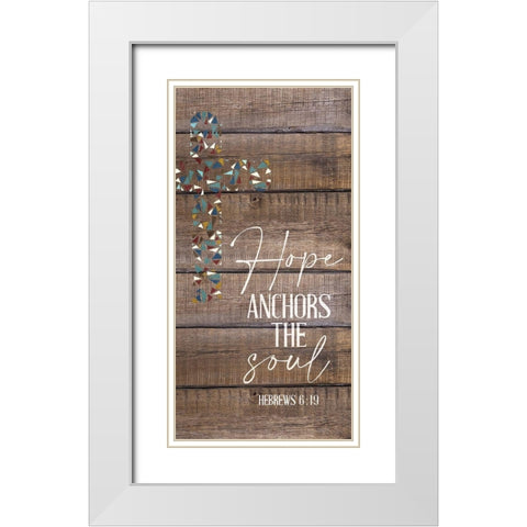 Have Faith 4 White Modern Wood Framed Art Print with Double Matting by Allen, Kimberly