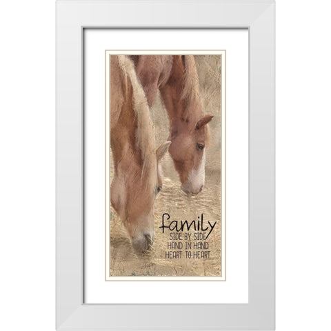 Side by Side White Modern Wood Framed Art Print with Double Matting by Allen, Kimberly