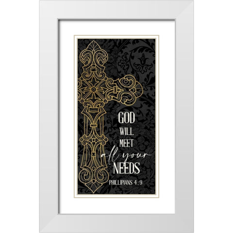 Dont Take 1 White Modern Wood Framed Art Print with Double Matting by Allen, Kimberly