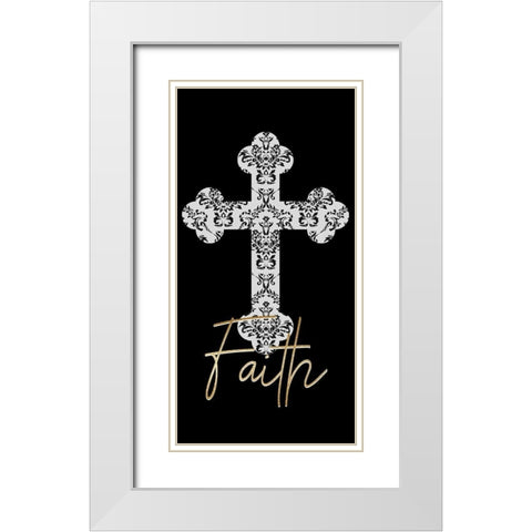 He Restores 1 White Modern Wood Framed Art Print with Double Matting by Allen, Kimberly