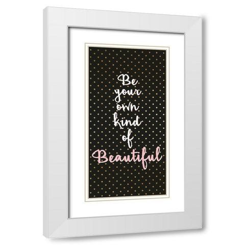 Your Own Kind 1 V2 White Modern Wood Framed Art Print with Double Matting by Allen, Kimberly