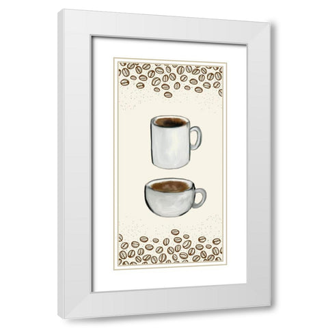 Rise 1 White Modern Wood Framed Art Print with Double Matting by Allen, Kimberly