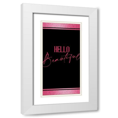 _Amazing Beautiful 1 White Modern Wood Framed Art Print with Double Matting by Allen, Kimberly