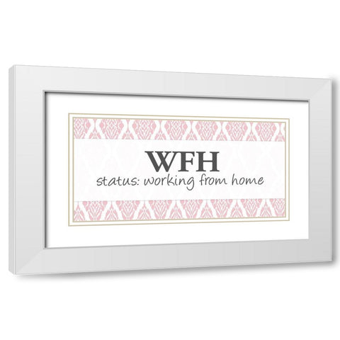 WFH White Modern Wood Framed Art Print with Double Matting by Allen, Kimberly