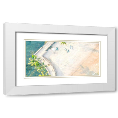From the Top Panel 2 White Modern Wood Framed Art Print with Double Matting by Allen, Kimberly