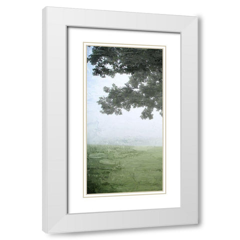 Summer Shades 1 White Modern Wood Framed Art Print with Double Matting by Allen, Kimberly
