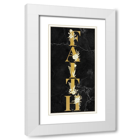 Faithfulness 1 White Modern Wood Framed Art Print with Double Matting by Allen, Kimberly